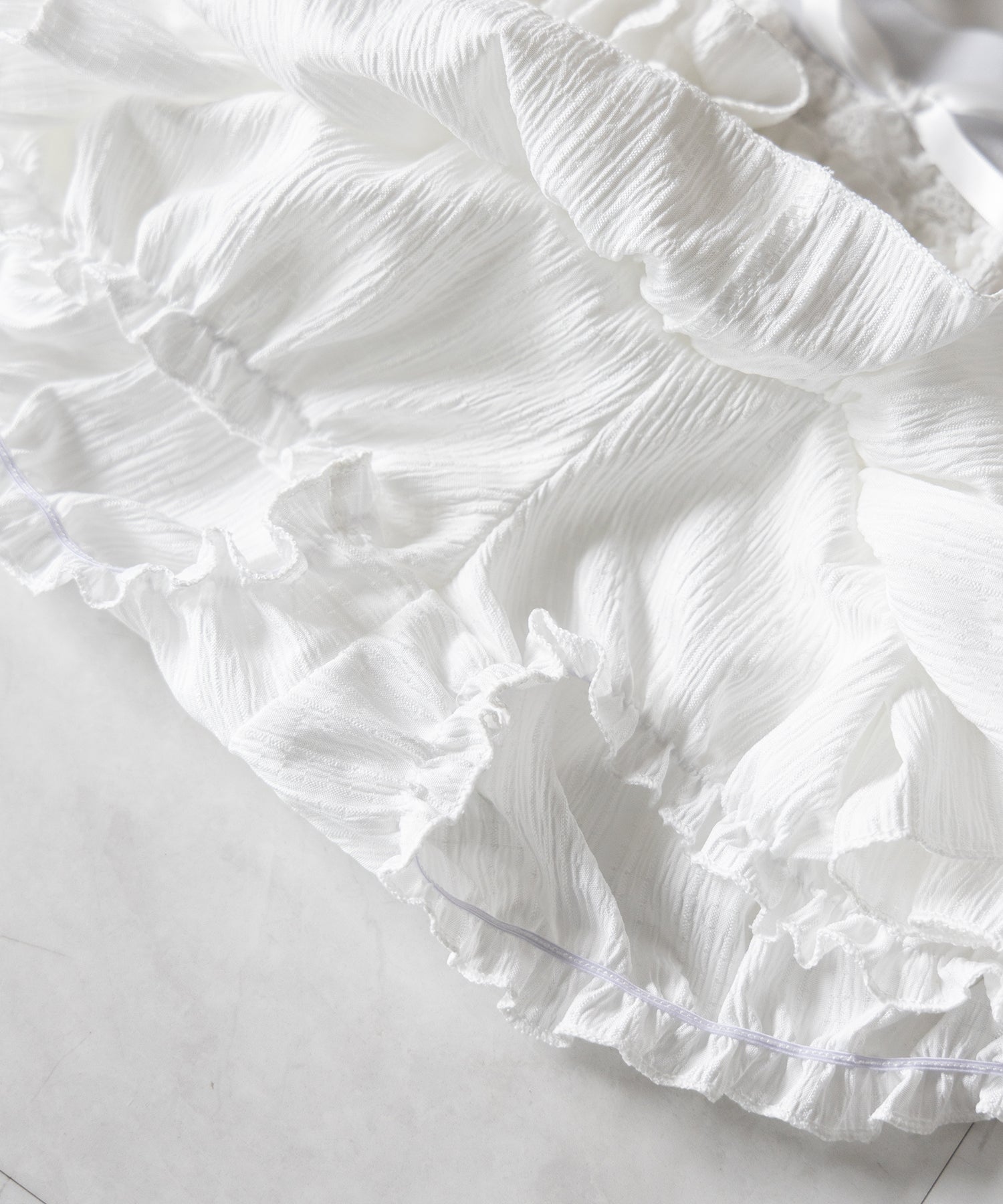 リボンフリルミニショートパンツ ／ ribbon frill mini short pants