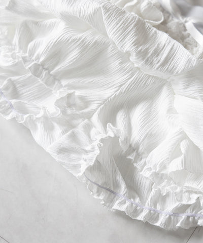 リボンフリルミニショートパンツ ／ ribbon frill mini short pants