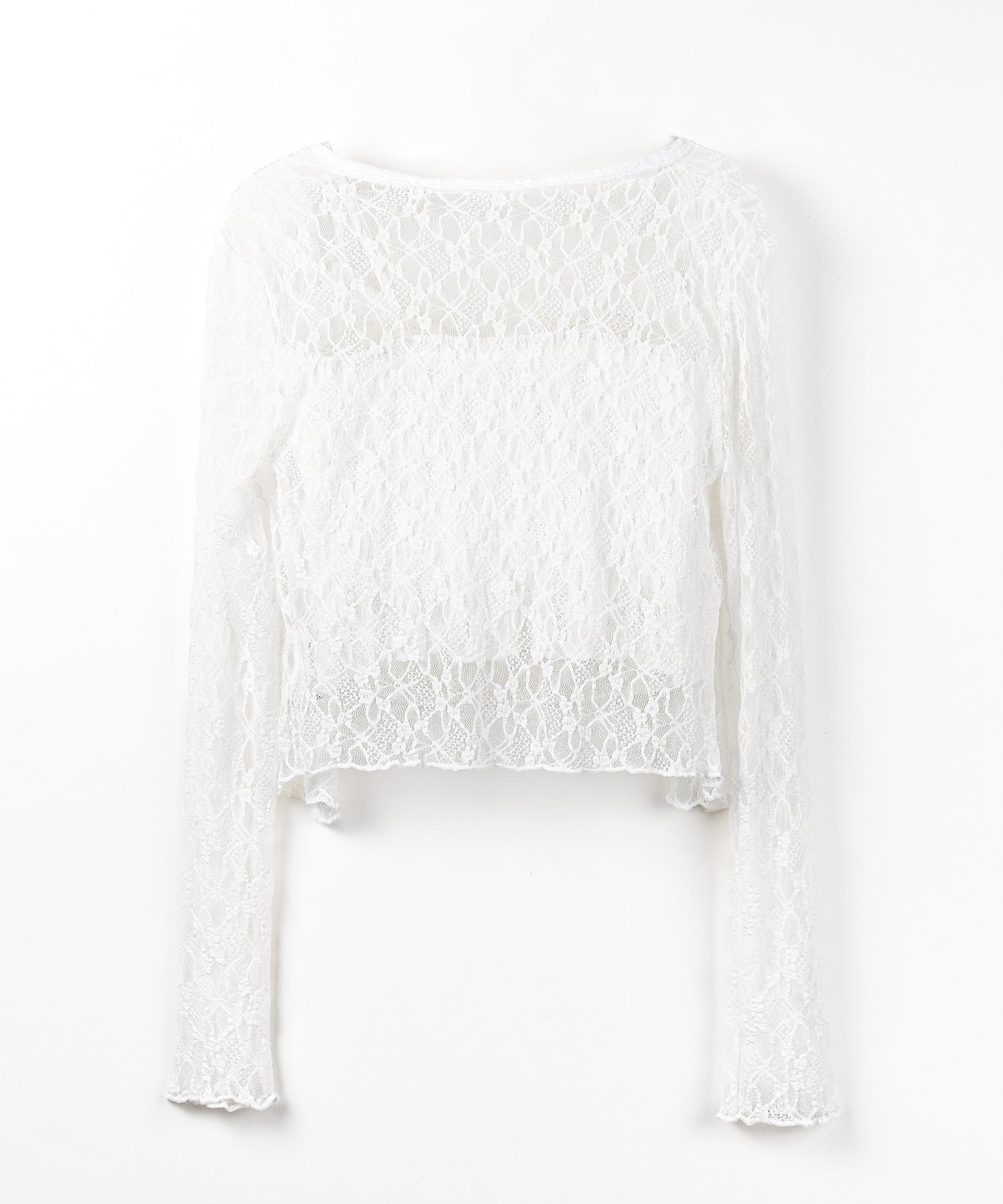 ストレッチレースメローキャミソール ＋ カーディガンセット ／stretch lace mellow camisole + cardigan set