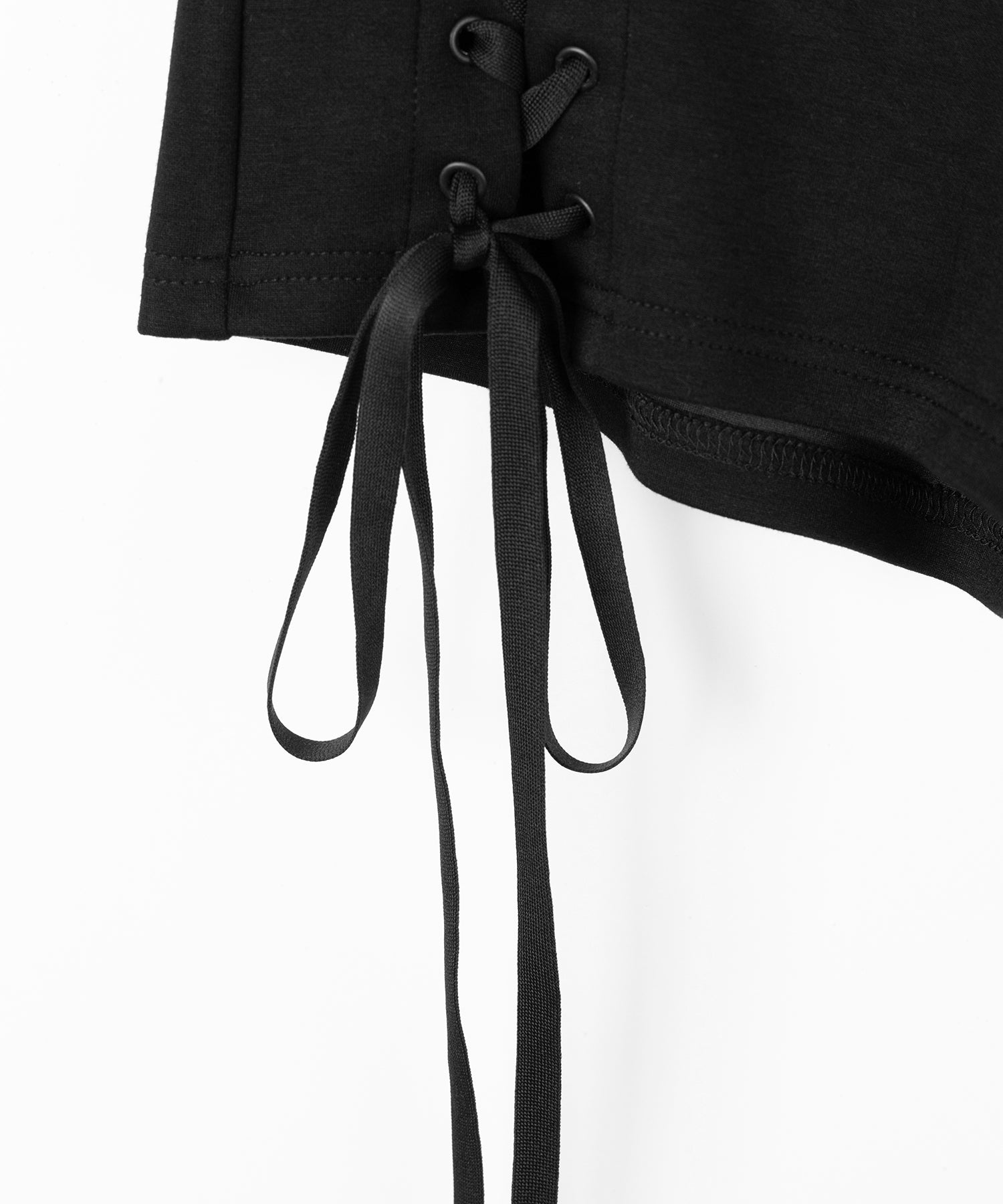 レースアップリボンショートパンツ ／ lace up ribbon short pants