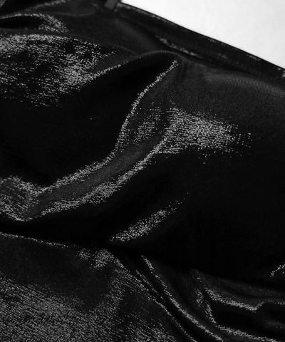 メタリックドレープビスチェキャミソール ／ metallic drape bustier camisole
