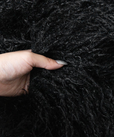 シャギーフェイクファーレディミドルコート ／ shaggy fake fur lady middle coat