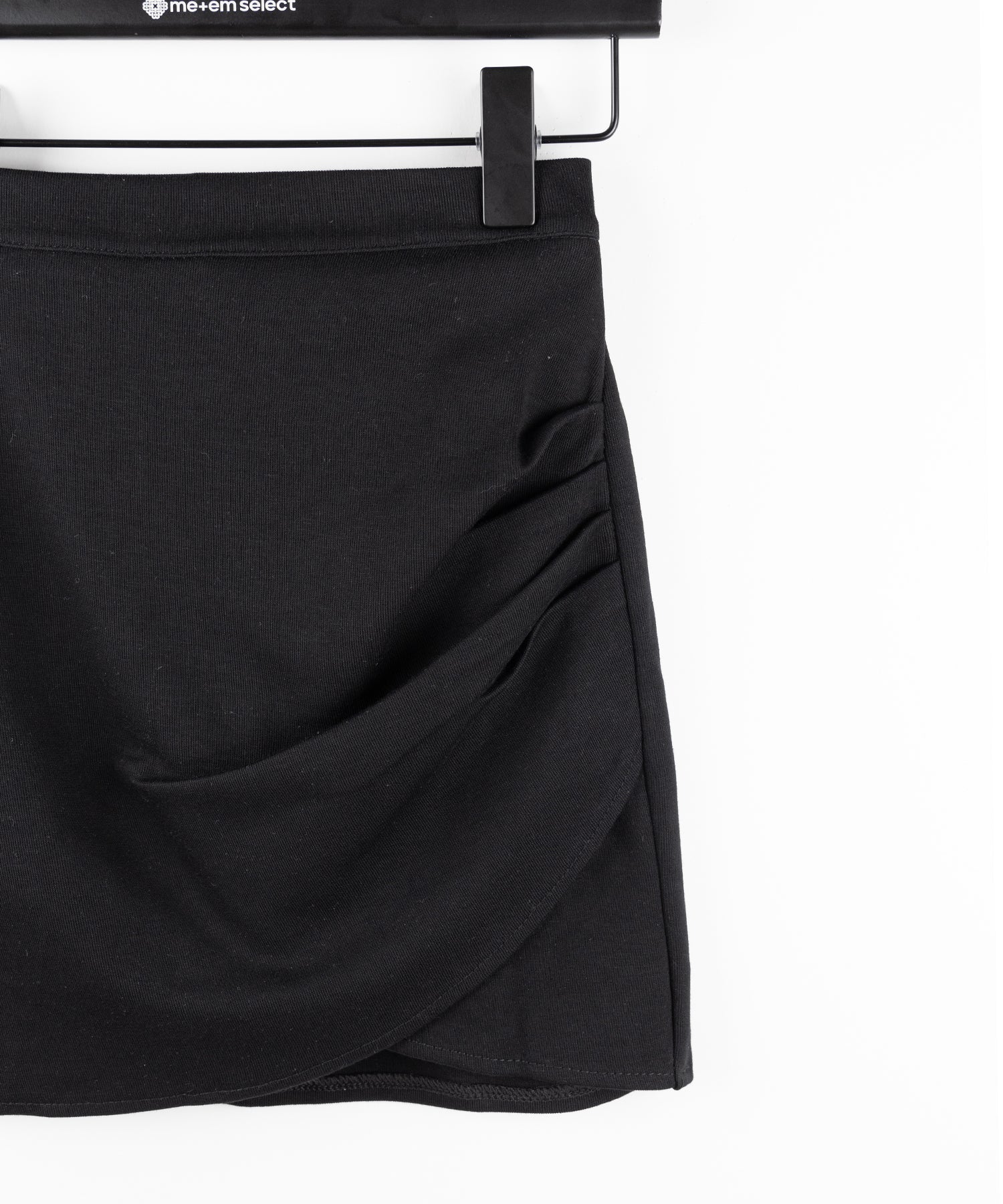 【 ２color ／ インパン裏地付 】サイドタックギャザータイトミニスカート ／side tuck gather tight mini skirt