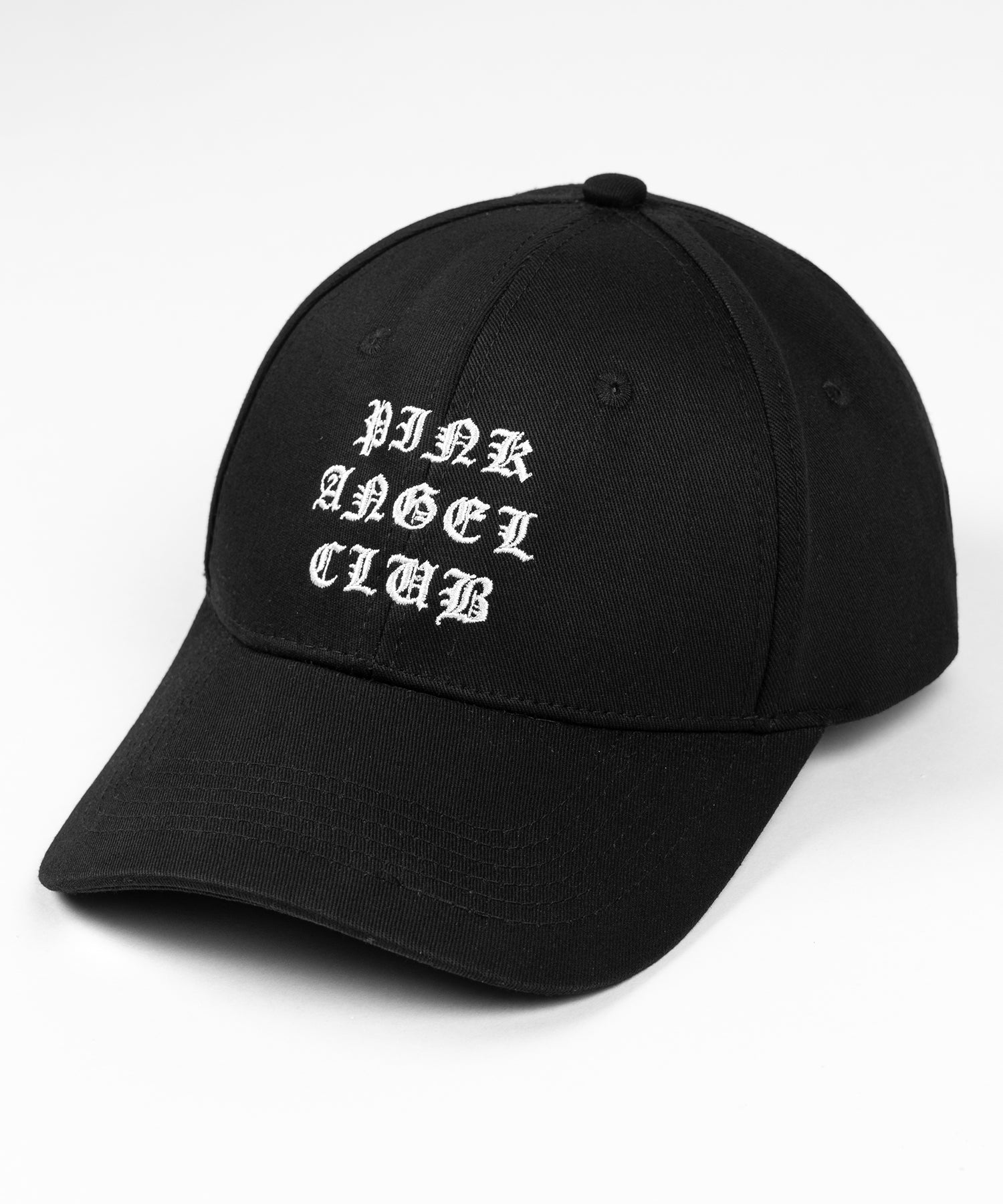 【 PINK ANGEL CLUB 】 GRUNGE LOGO embroidery CAP ／ グランジロゴ刺繍キャップ