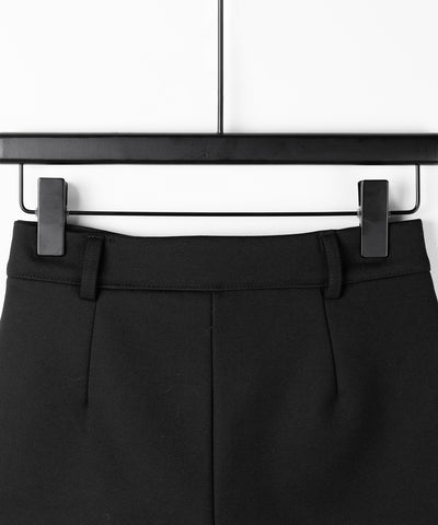 裏起毛ハイウエストタイトスパンショートパンツ ／ urakimo high waist tight span short pants