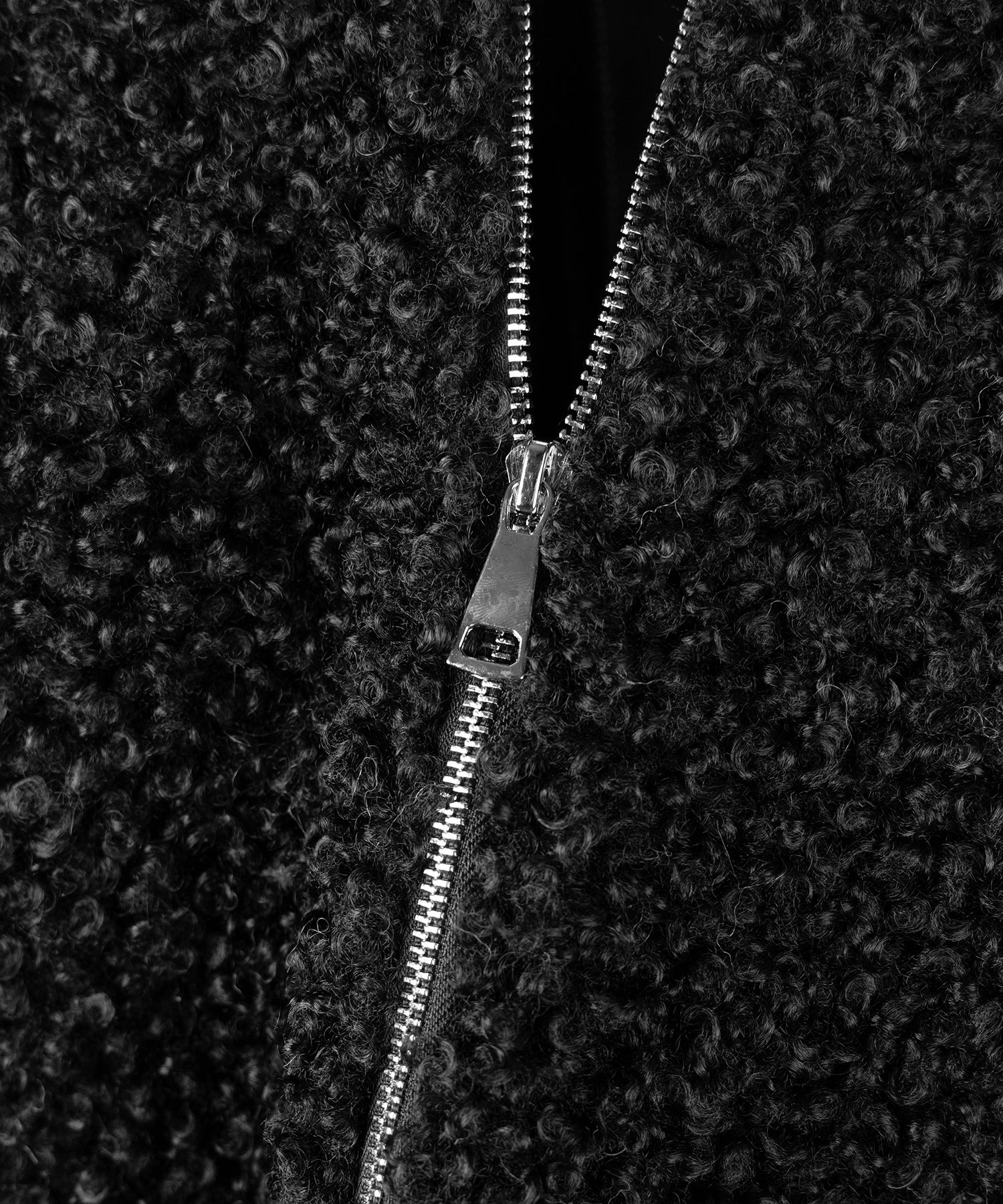 テディボアジップアップフーディクロップドコート ／ teddy boa zipup hoodie cropped cat