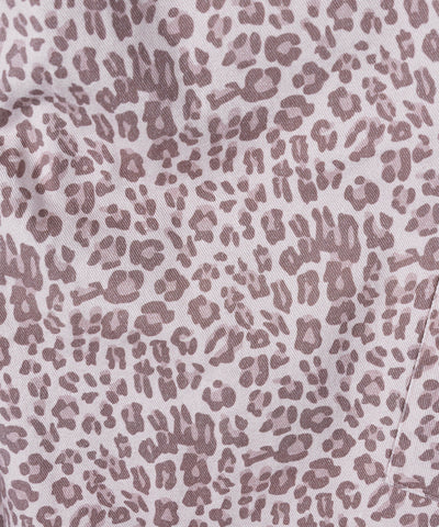 ヴィンテージライクピンクレオパードバレルカーゴパンツ ／ vintage like pink leopard barrel cargo pants