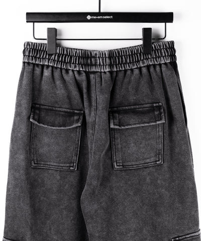 ピグメントヴィンテージヘビーワイドカーゴスウェットパンツ ／ pigment vintage heavy wide cargo sweatpants