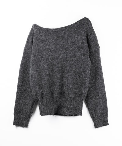 オフショルダーレディニットミニワンピース ／ off shoulder lady knit mini onepiece