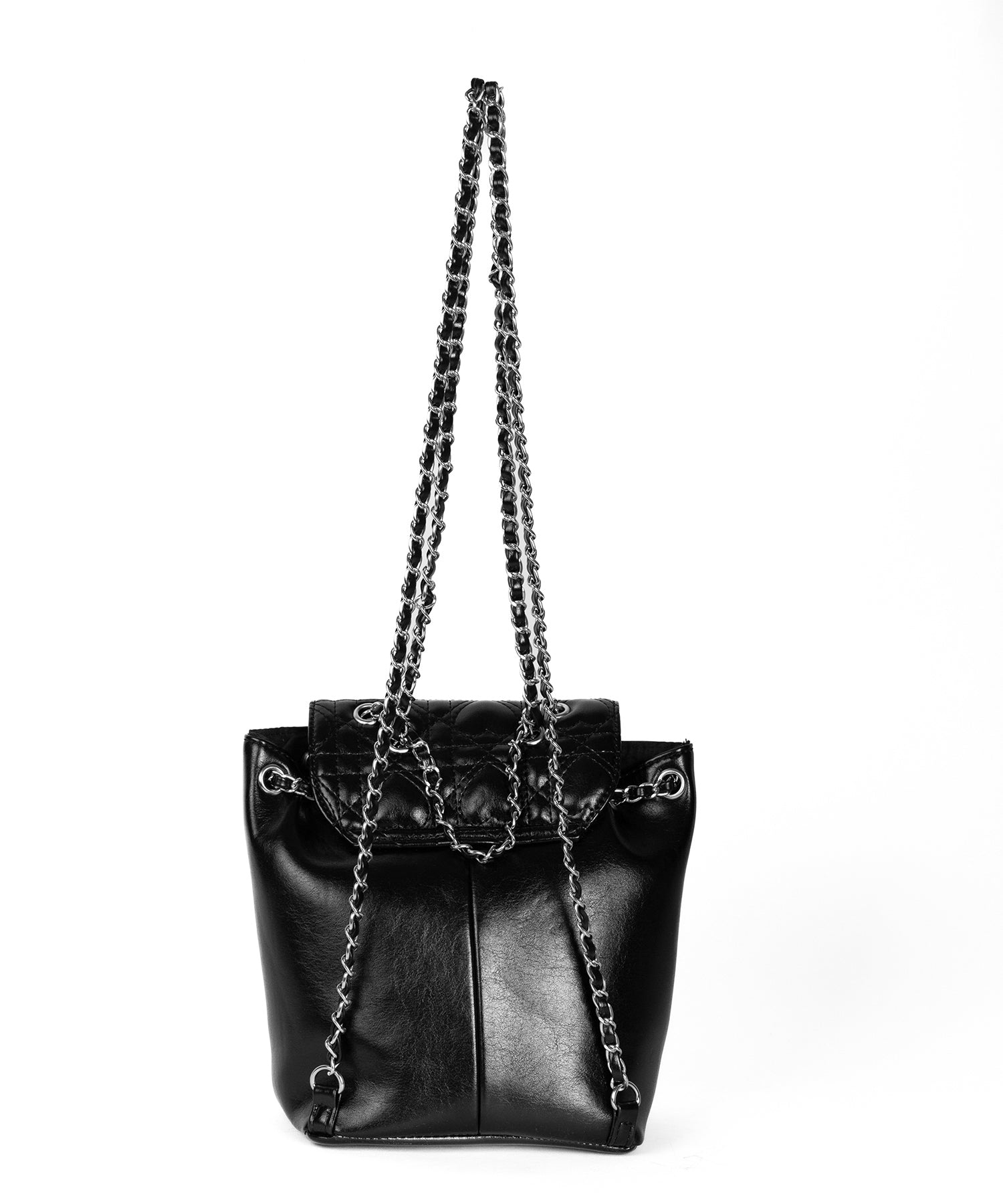 ハートキルティングチェーンミニリュック / heart quilted chain mini