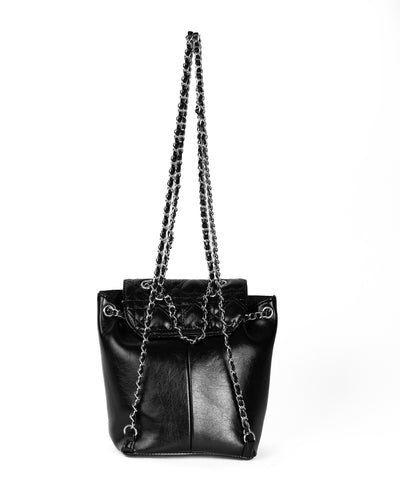 ハートキルティングチェーンミニリュック / heart quilted chain mini backpack