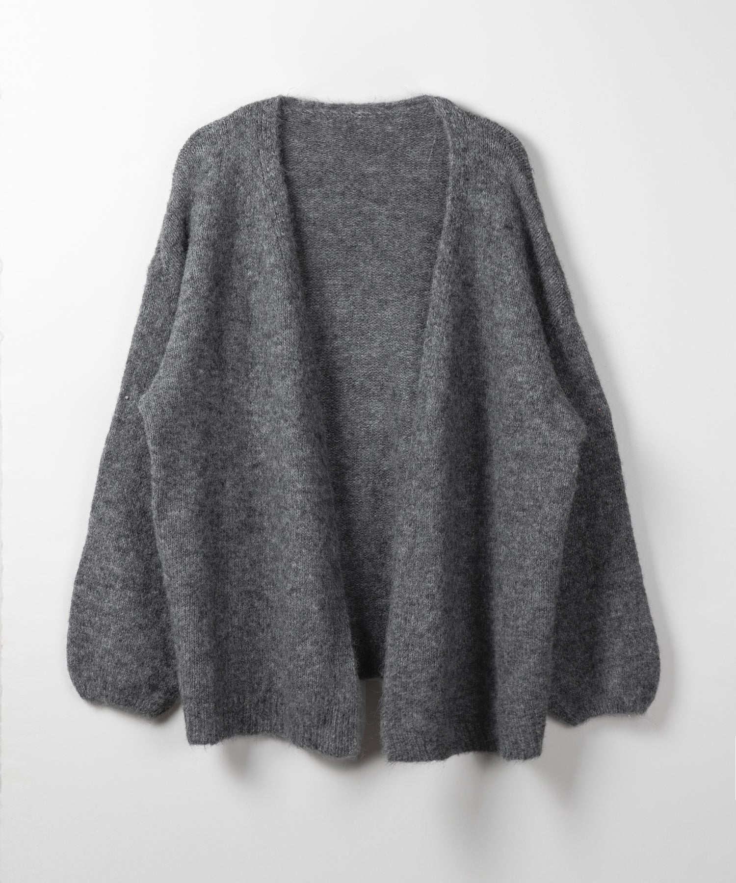 【 ２点セット 】ニットボタンビスチェ ＋ロングカーディガンセット ／ knit button bustier + long cardigan set