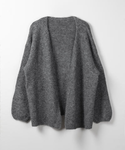 【 ２点セット 】ニットボタンビスチェ ＋ロングカーディガンセット ／ knit button bustier + long cardigan set
