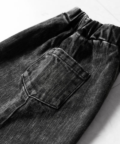 【 セットアップ着用可能 】ヴィンテージケミカルブリーチデニムレッグカバー ／ vintage chemical bleach denim leg cover