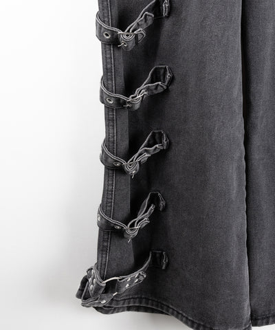 【 ４size 】ヴィンテージサイドベルテッドカーゴデニム ／ vintage side belted cargo denim