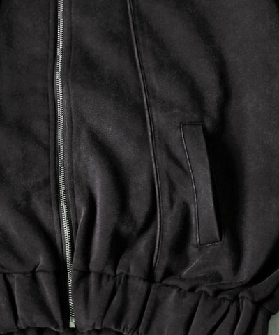 ピグメントヴィンテージジップアップオーバースウェットブルゾン ／ pigment vintage zipup over sweat blouson