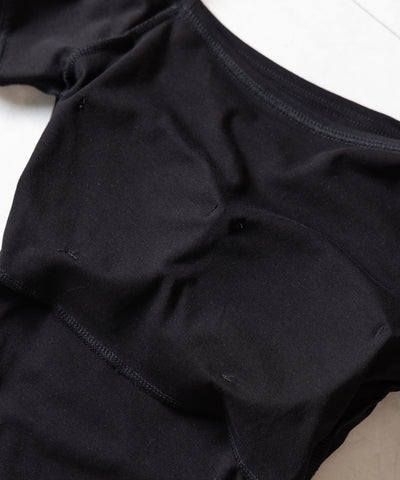ストリングリボンスリムフィットTシャツ ／ string ribbon slim fit T-shirts