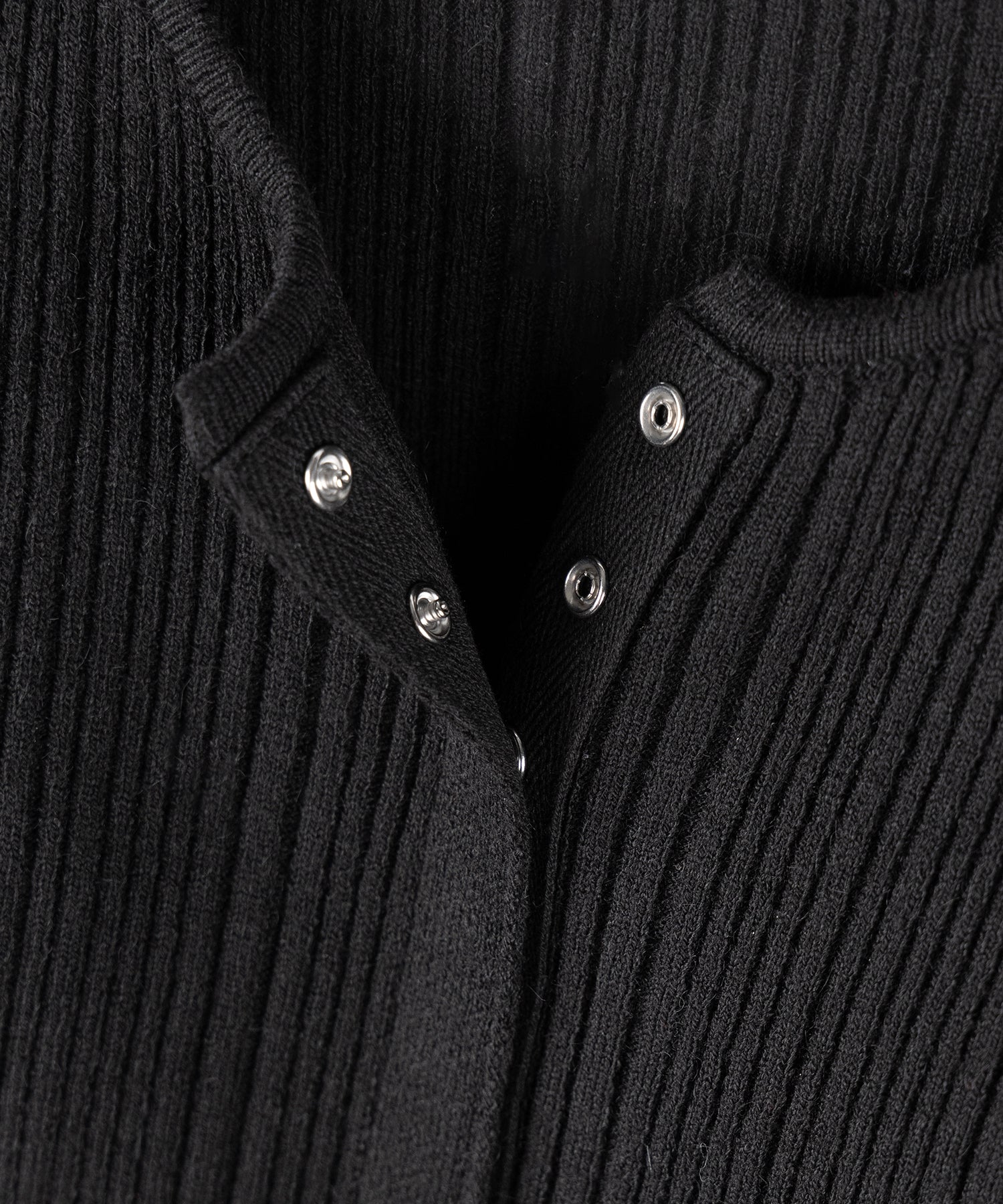 【 ３color 】スナップボタンリブニットスリムカーディガン ／ snap button rib knit slim cardigan