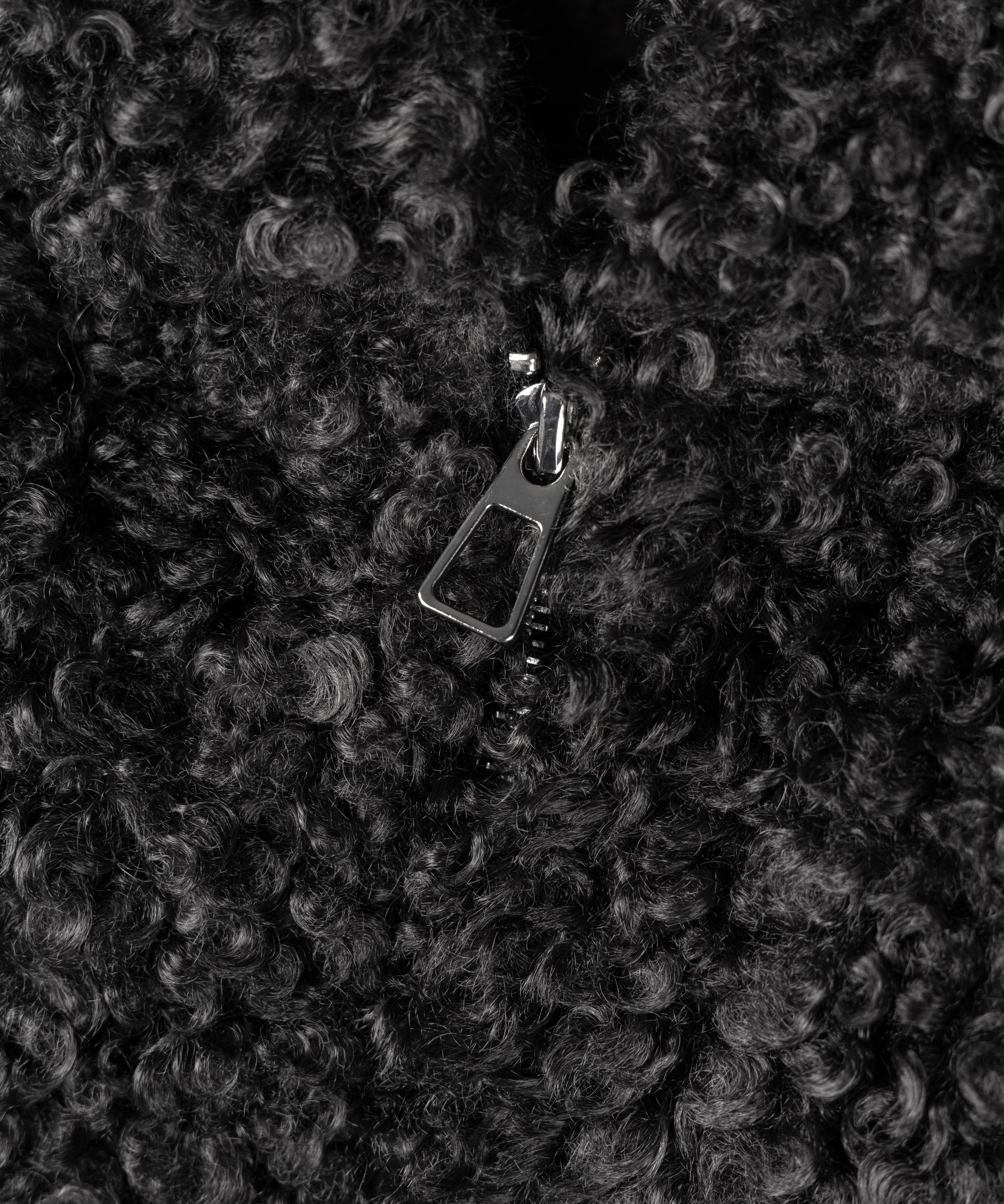 【 限定先行販売 】プードルボアミドルフーディコート ／ poodle boa middle hoodie coat