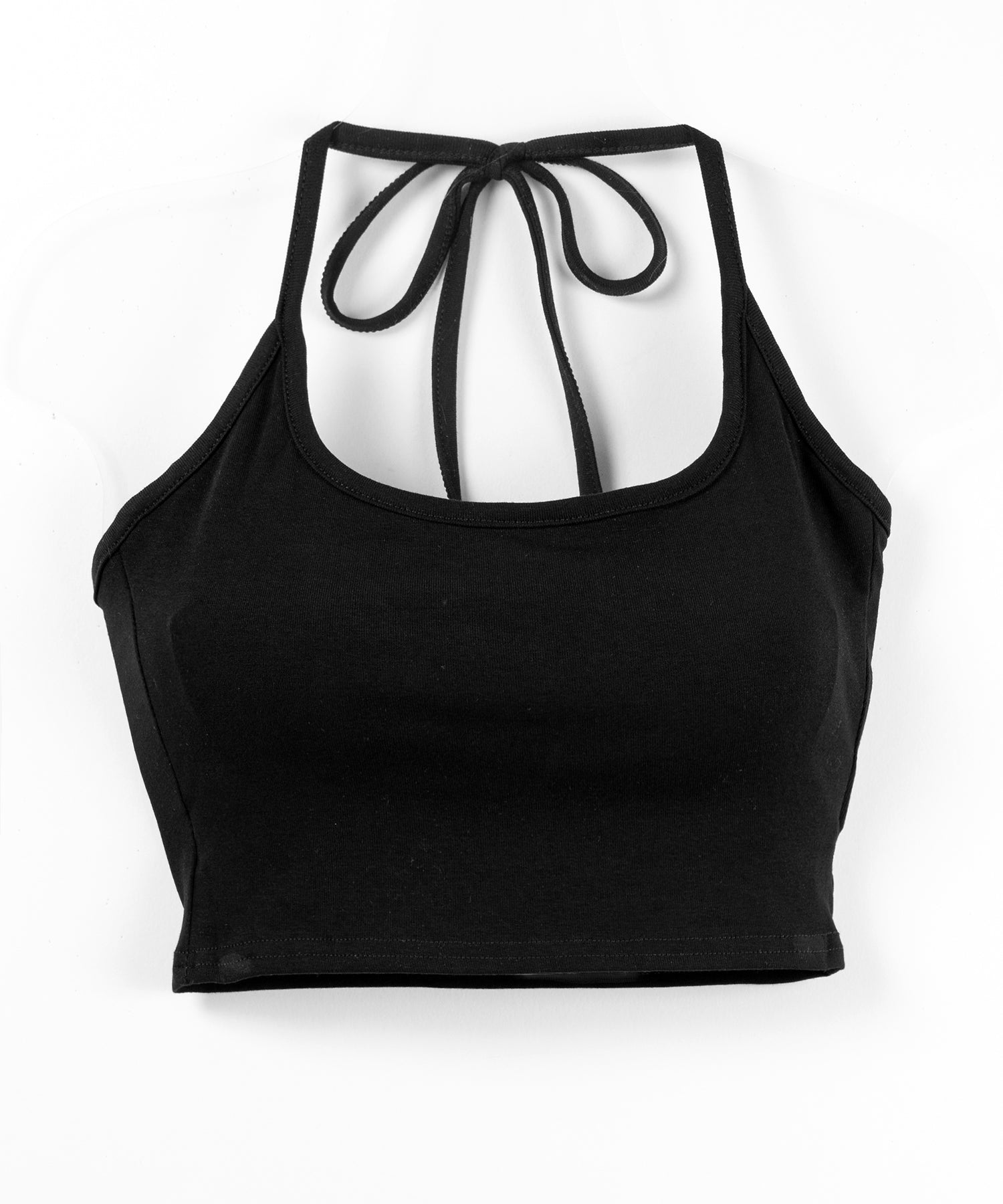 フロントリボンレイヤードトップス ＋ ホルターキャミ  ＳＥＴ  ／ front ribbon layered tops ＋ halter camisole SET