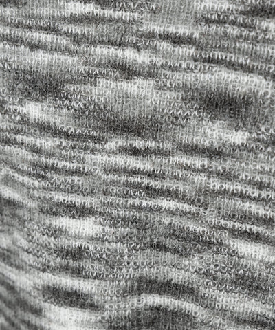 【 ワンショル可能な２WAY 】Ｖネックメランジスリムシアーニット ／ V-neck melange slim sheer knit