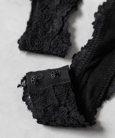 カットアウトレースポイントボディスーツキャミソール ／cutout lace point bodysuit camisole
