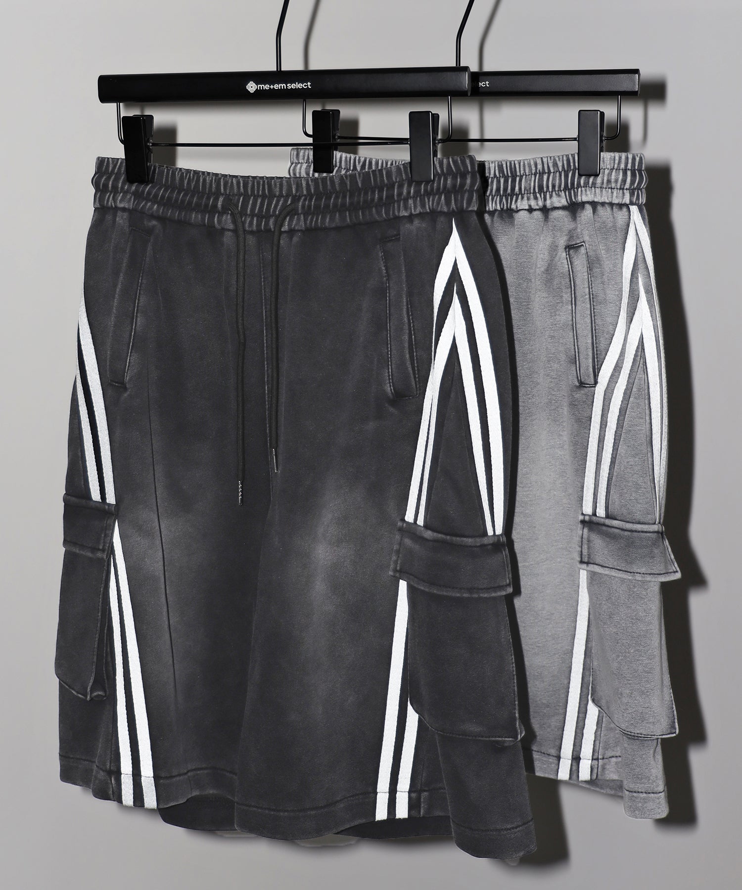 サイドラインヴィンテージワイドカーゴスウェットハーフパンツ / sideline vintage wide cargo sweat half pants