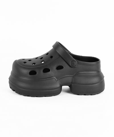 厚底クロッグサンダル ／ Platform clog sandals