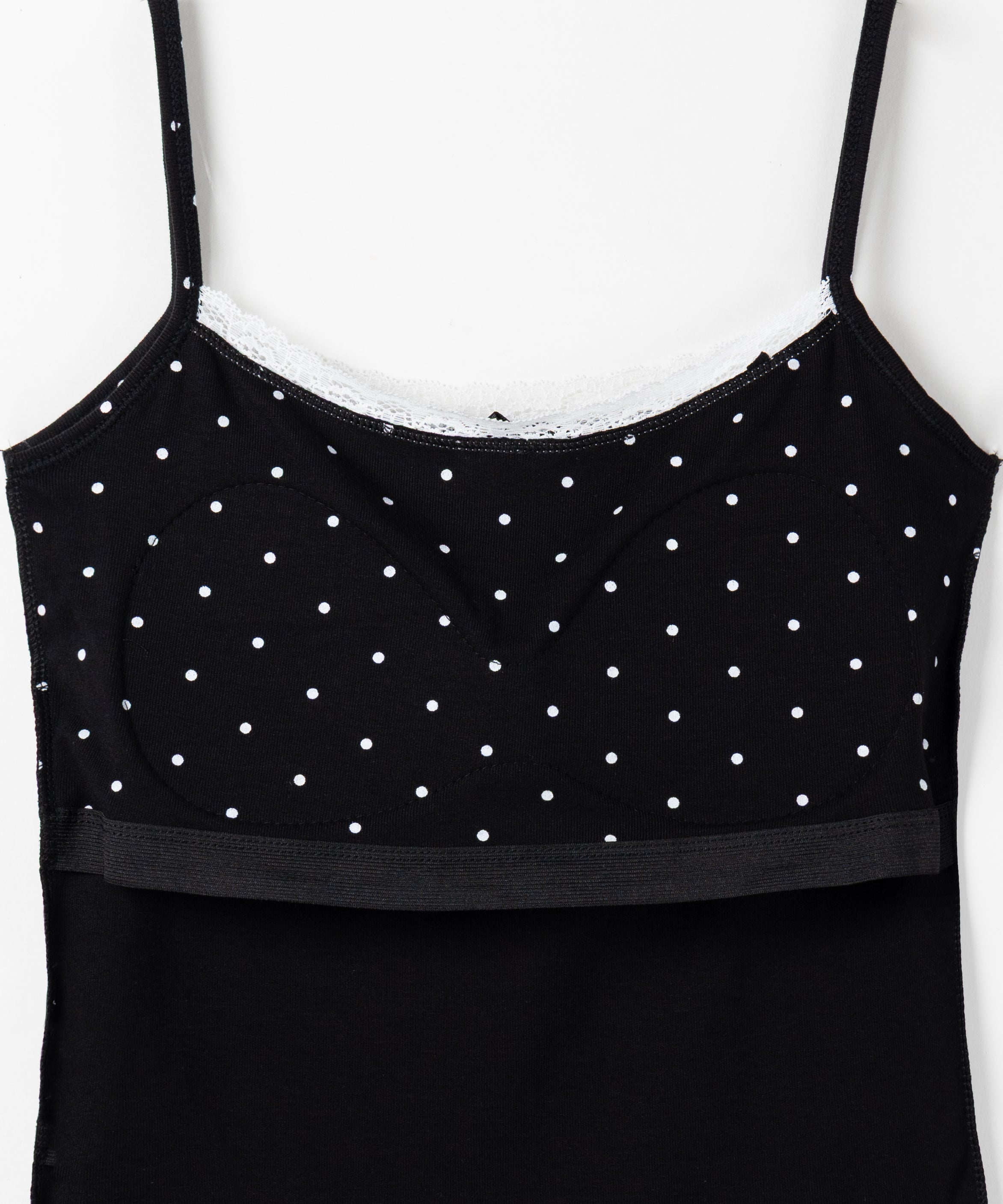 ミニリボンドットレースキャミソール ／ mini ribbon dot lace camisole