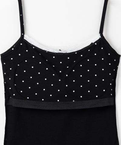 ミニリボンドットレースキャミソール ／ mini ribbon dot lace camisole