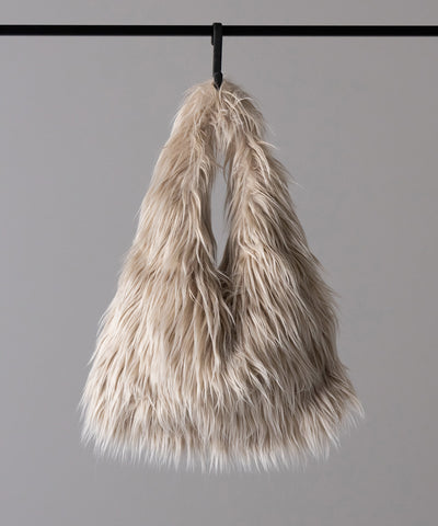 【 ５color 】シャギーファーワンハンドルショルダーバッグ ／ shaggy fur onehandle shoulder bag