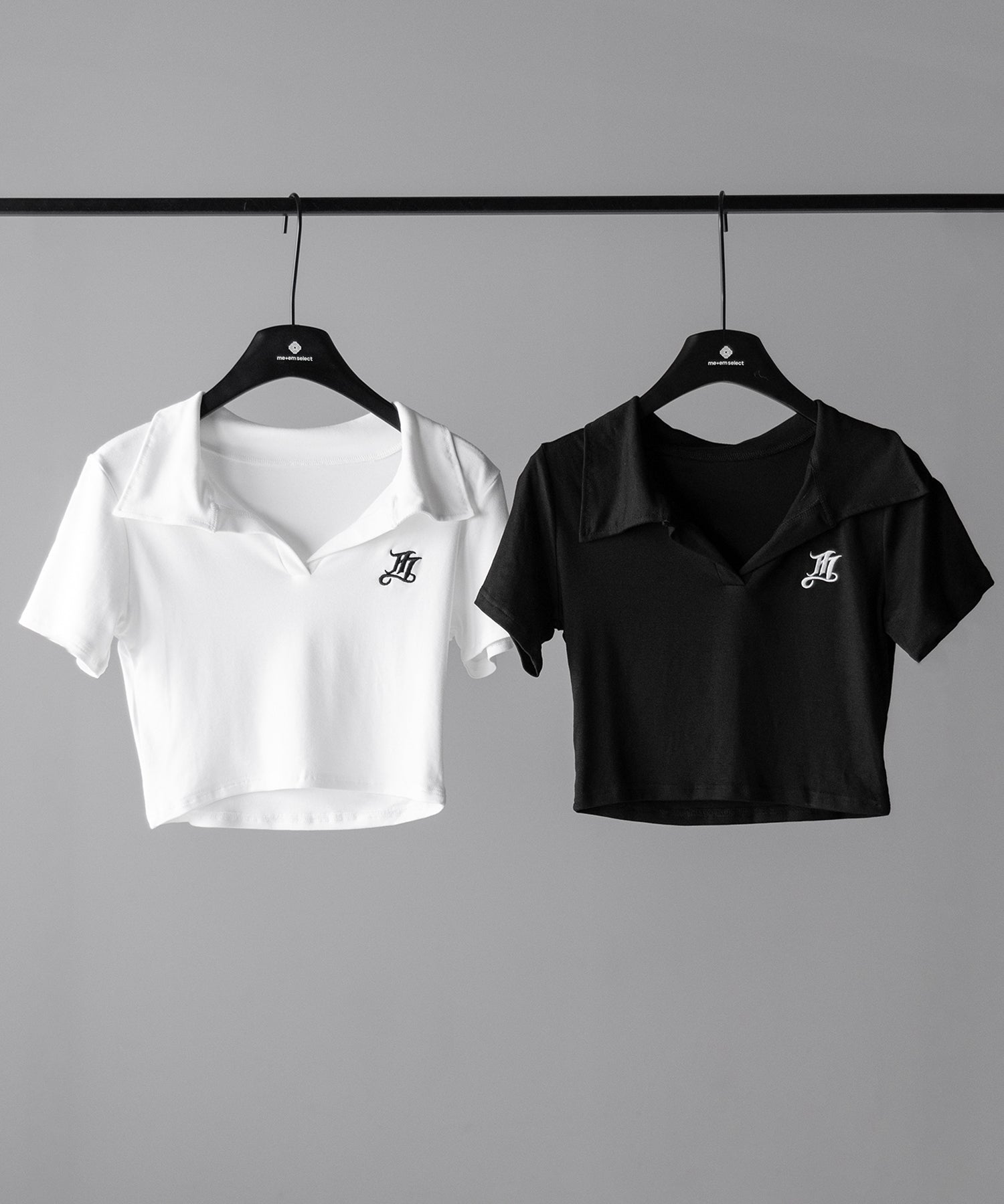 【 ２color 】M LOGO スキッパーショート半袖Tシャツ ／ M LOGO skipper neck short sleeve T-shirt