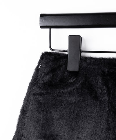シャギーファータイトショートパンツ ／ shaggy fur tight short pants