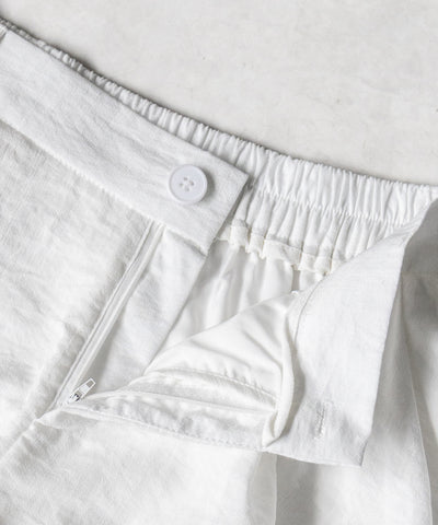 【 ベルト付 】ワンホンホルターネックギャザーフレアセットアップ ／ wanghong halter neck gathered flare SETUP