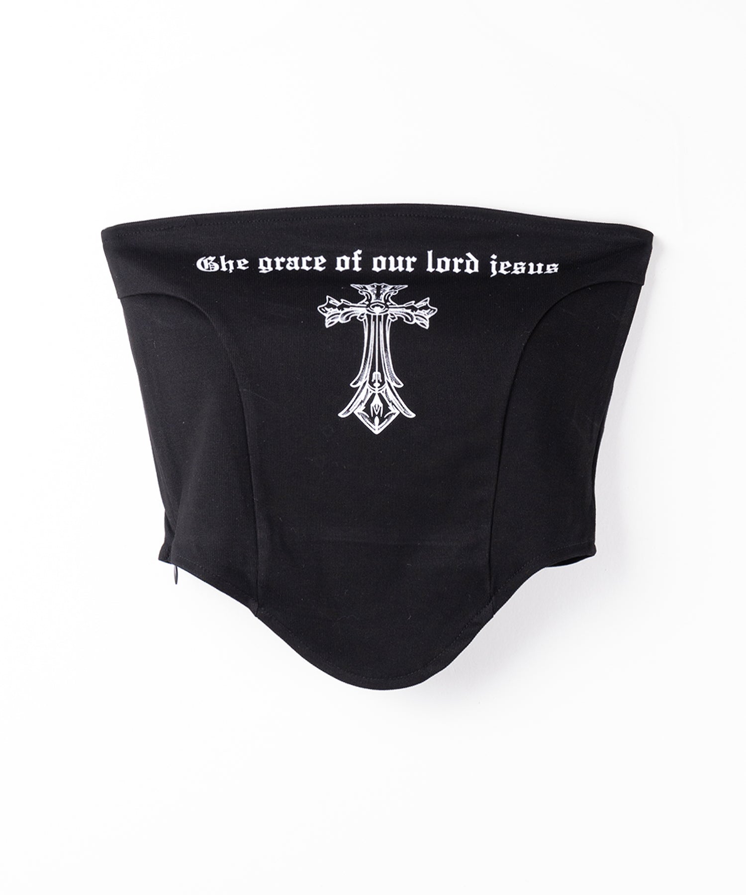 クロスグランジロゴベアトップス ／ cross grunge logo bare tops
