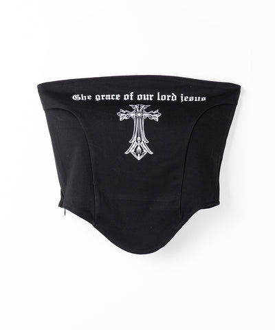 クロスグランジロゴベアトップス ／ cross grunge logo bare tops