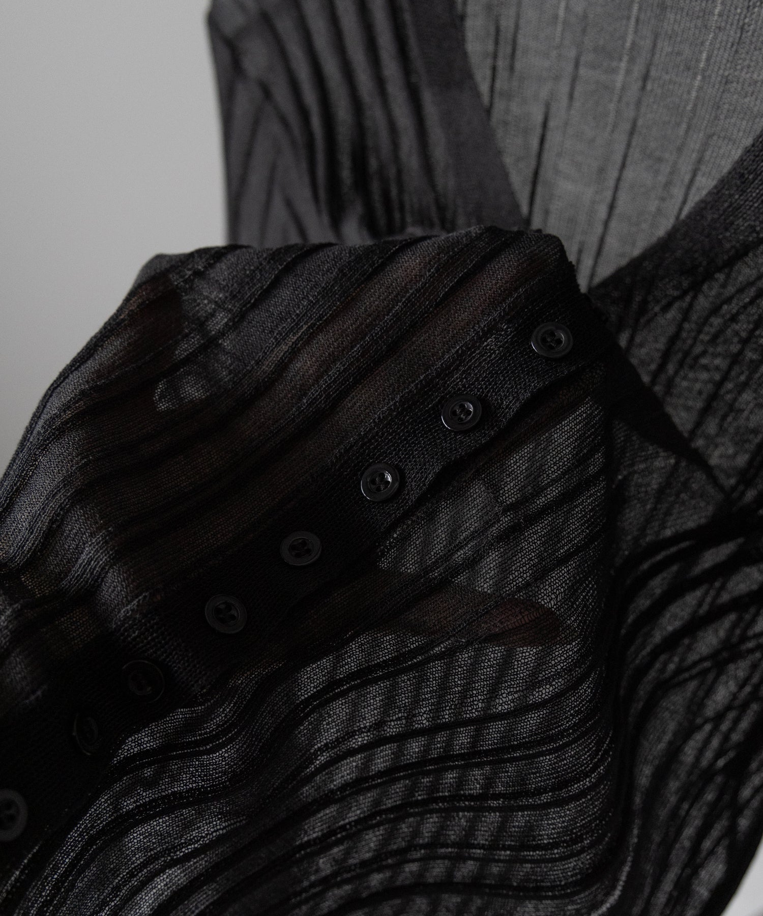 シアーリブニットカーディガン ／ sheer lib knit cardigan
