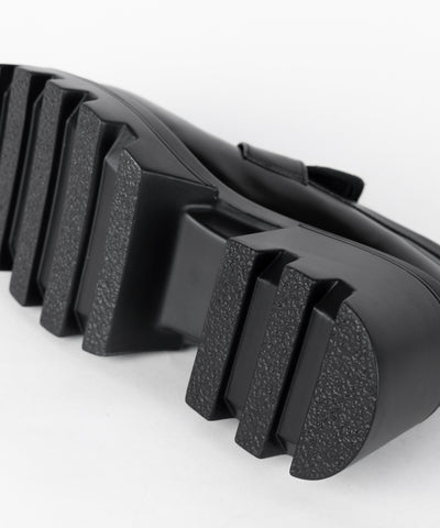 厚底チャンキーヒールコインローファー／platform chunky heel coin loafers