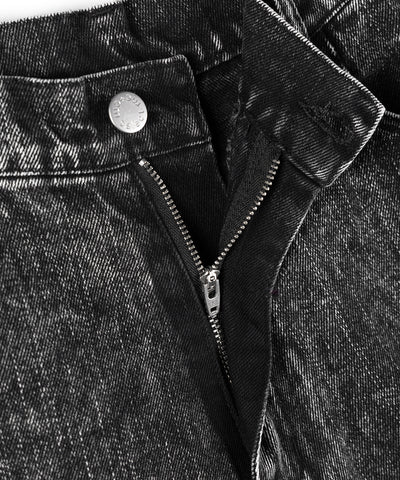 【 セットアップ着用可能 】２WAYヴィンテージケミカルブリーチカットアウトリボンデニム ／ 2WAY vintage chemical bleach cutout ribbon denim
