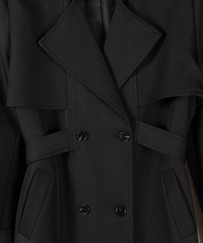 ウエストマークレディロングトレンチコート ／ waistmark lady long trench coat