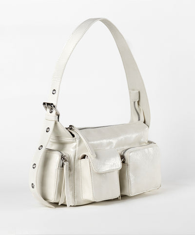 【 ３color 】４アウトポケットヴィンテージスクエアショルダーバッグ ／ 4 outpocket vintage square shoulder bag