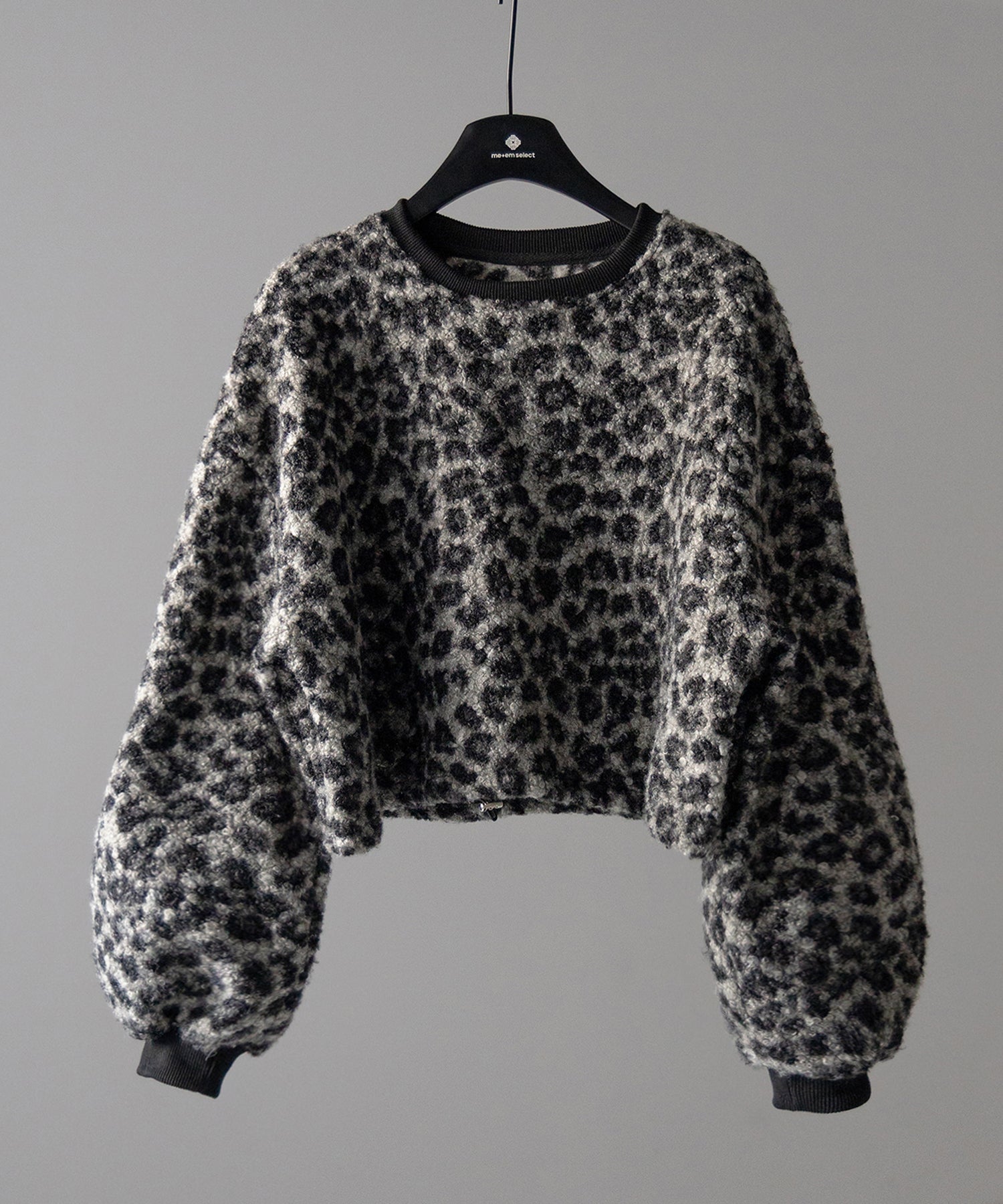 【 ２WAY 】レオパードショートボアプルオーバー ／ 2WAY reopard short boa pullover