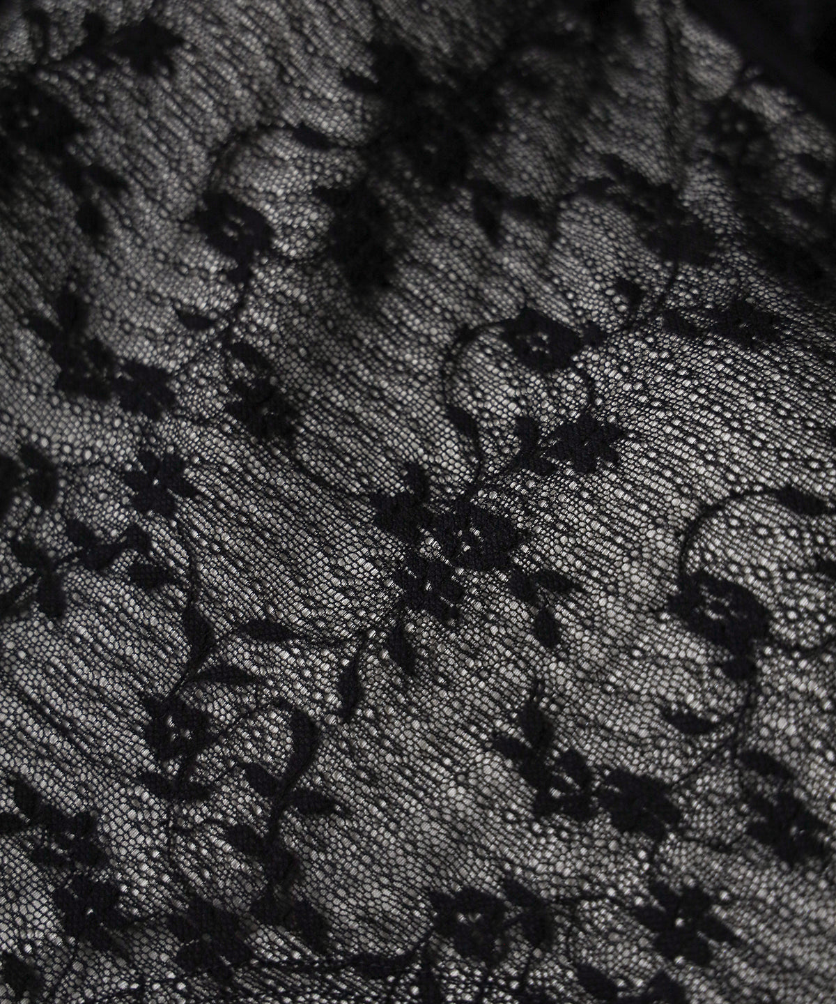 【 ２color 】フラワーレースレイヤードオフショルボディスーツトップス ／Flower lace layered off shoulder bodysuit tops