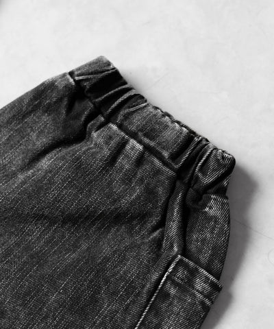 【 セットアップ着用可能 】ヴィンテージケミカルブリーチデニムレッグカバー ／ vintage chemical bleach denim leg cover