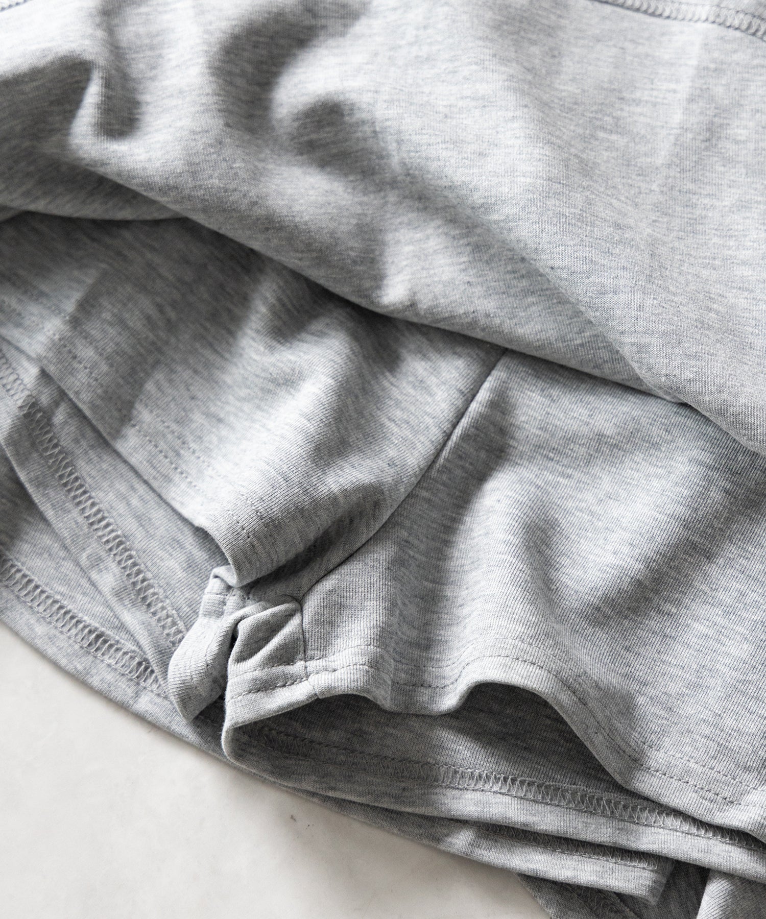 ラップレイヤードフレアミニスカパン ／ wrap layered flare mini skirt pants