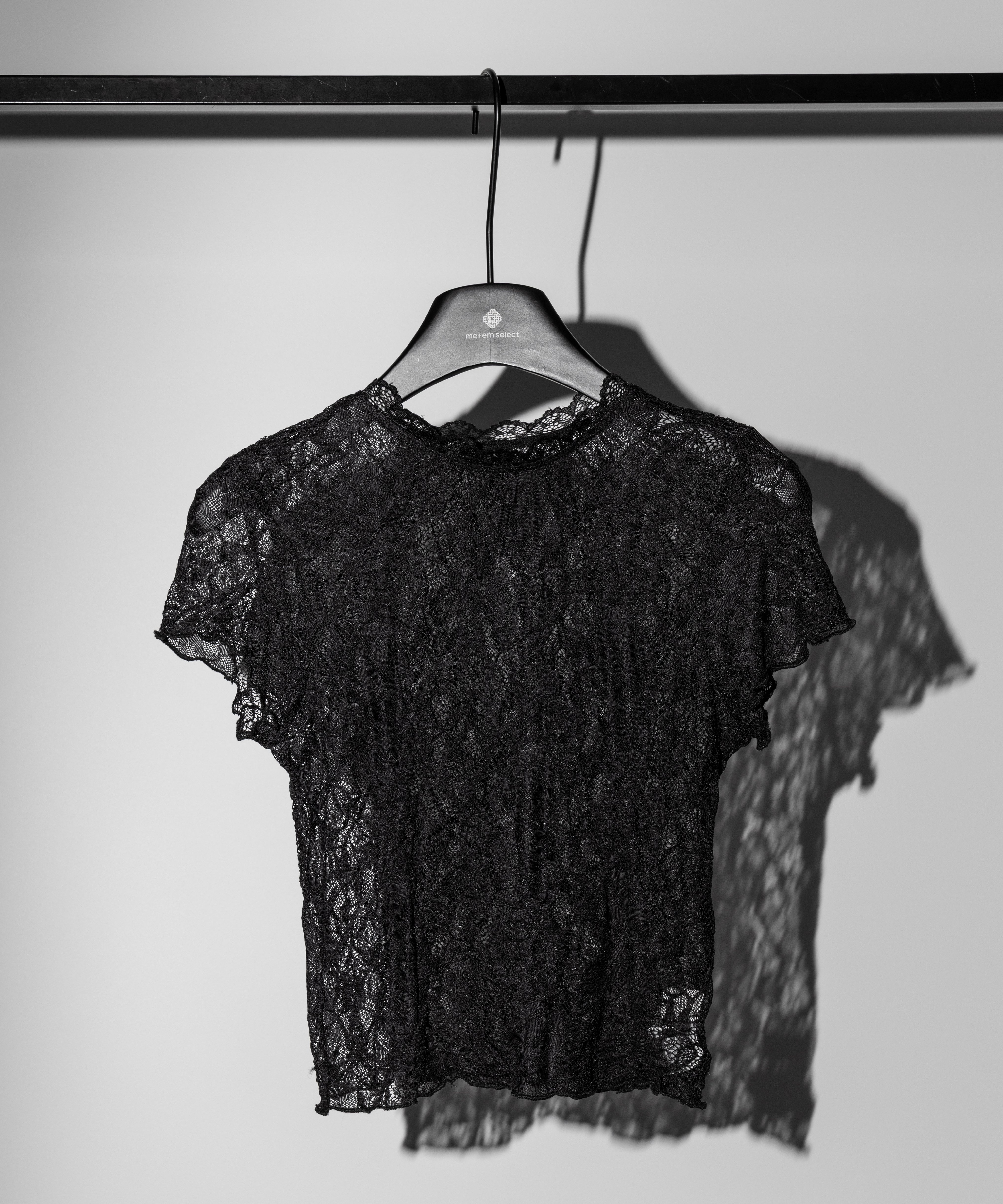 ストレッチレースショートメローＴシャツ ／ stretch lace short mellow T-shirts