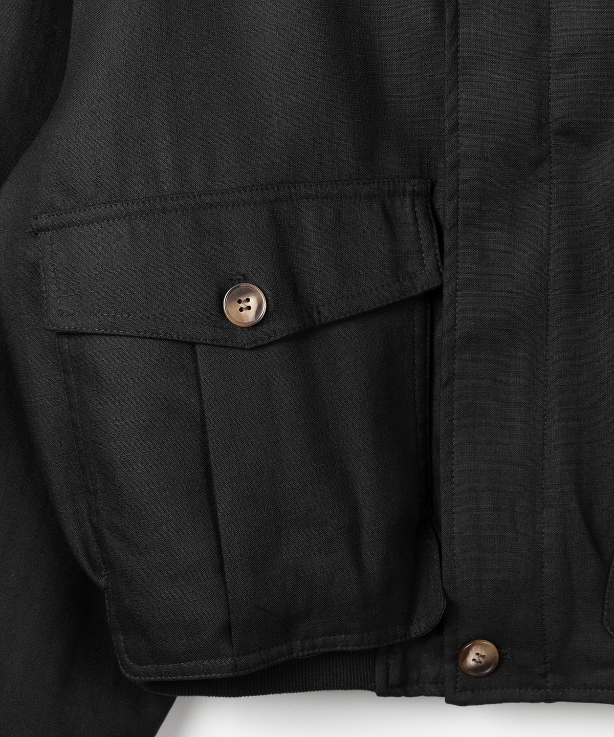 スタンドカラーオーバーショートトレンチコート ／ stand collar over short trench coat