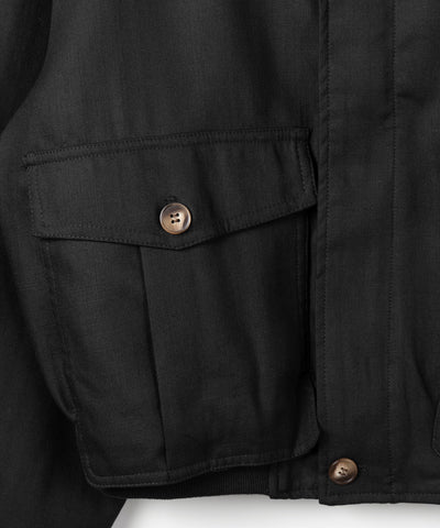 スタンドカラーオーバーショートトレンチコート ／ stand collar over short trench coat