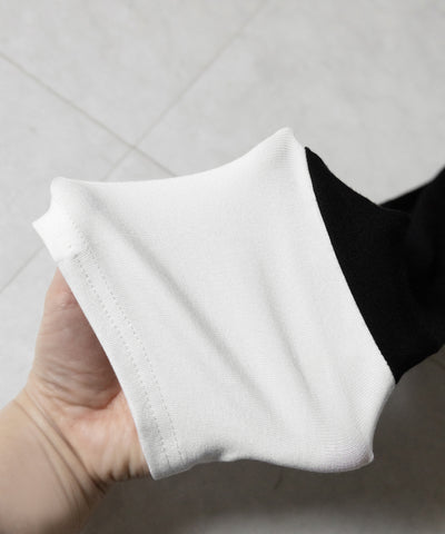 カットアウトフェイクレイヤード長袖Ｔシャツ ／ shirts like cutout fake layered long sleeve T-Shirt