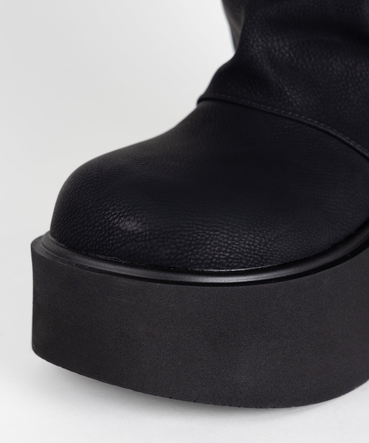 【 ２color 】ベルテッドヴィンテージ厚底カバーロングブーツ ／belted vintage platform cover long boots